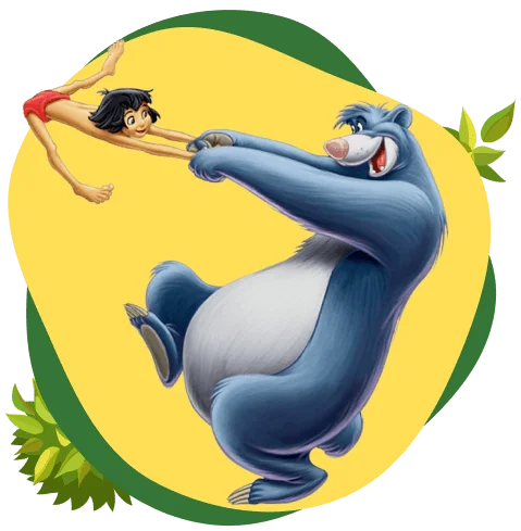 mowgli and baghira